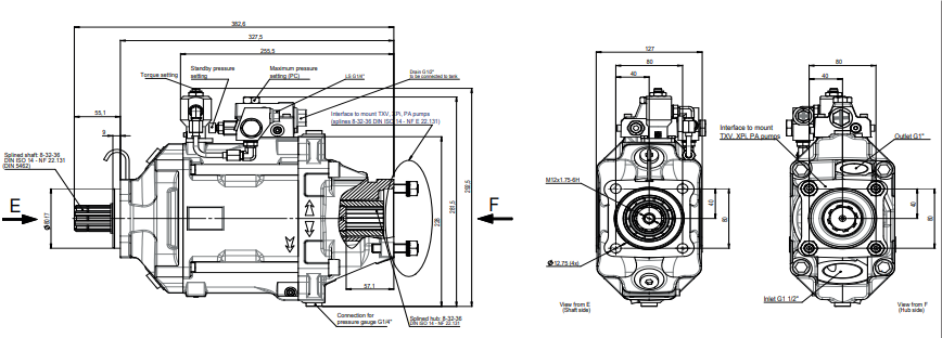 txv hydraulic pump
