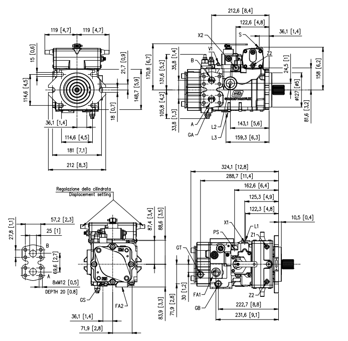 SH6V PISTON PUMP