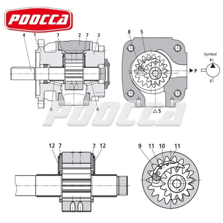 HYDTAULIC INTERNAL GEAR PUMP