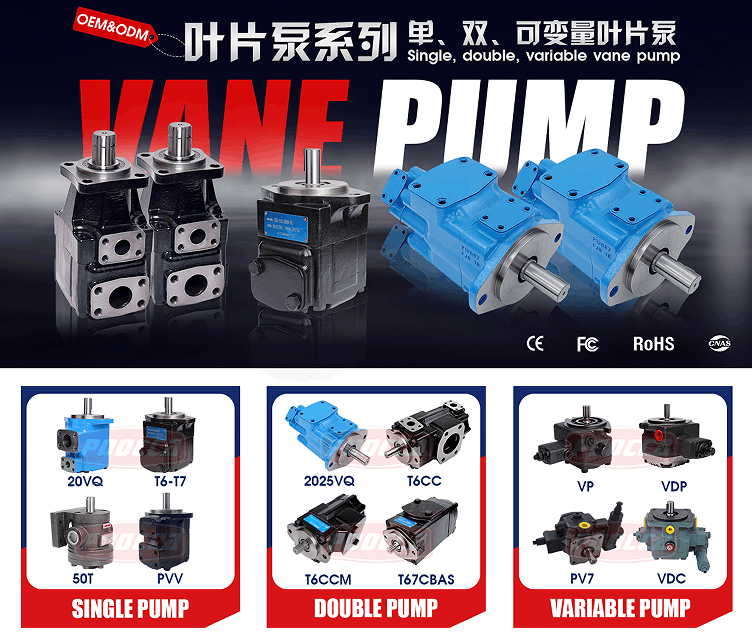 Industrial Hydraulic Vane Pumps T6CC: Performance, Applications, and Selection-3 Industrial Hydraulic Vane Pumps T6CC: Performance, Applications, and Selection-3
